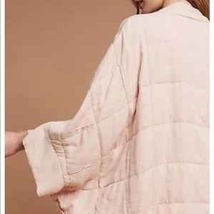 Anthropologie quilted kimono/cardigan